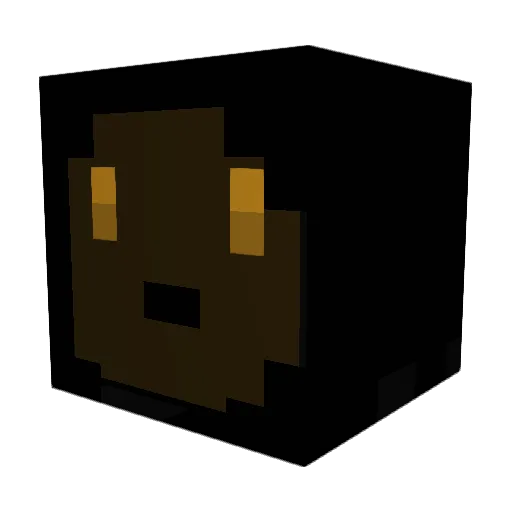 demonipo Minecraft avatar head, 3D render