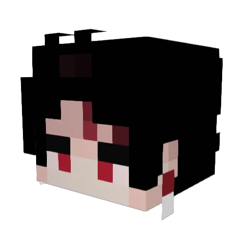 demonking1803 Minecraft avatar head, 3D render