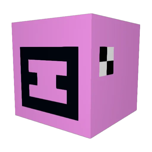 demonpig87 Minecraft avatar head, 3D render