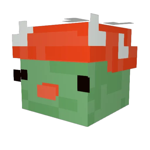 demorae16 Minecraft avatar head, 3D render