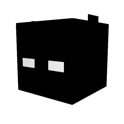 dems11 Minecraft avatar head, 3D render