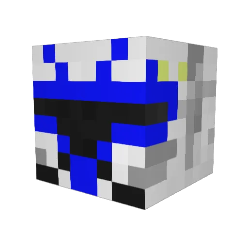 dengar2121 Minecraft avatar head, 3D render