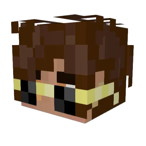 deni601 Minecraft avatar head, 3D render