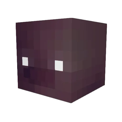 denial8736 Minecraft avatar head, 3D render