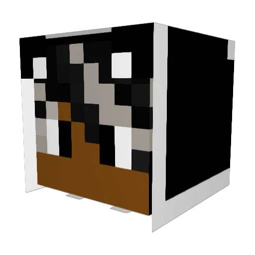 denicatboy Minecraft avatar head, 3D render