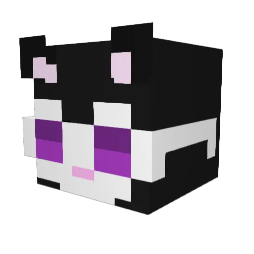 denigrating Minecraft avatar head, 3D render