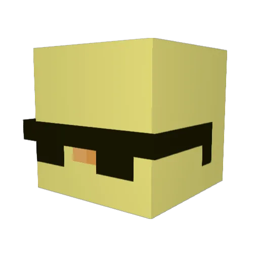denis_david Minecraft avatar head, 3D render
