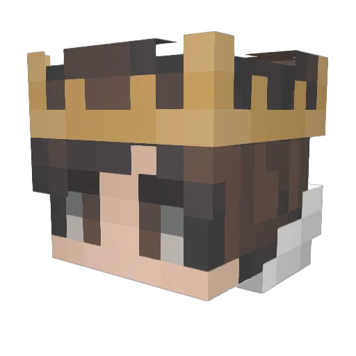denisdragos8003 Minecraft avatar head, 3D render