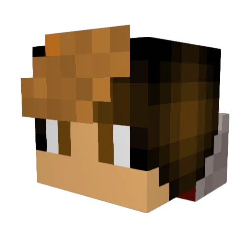 denisplays10 Minecraft avatar head, 3D render