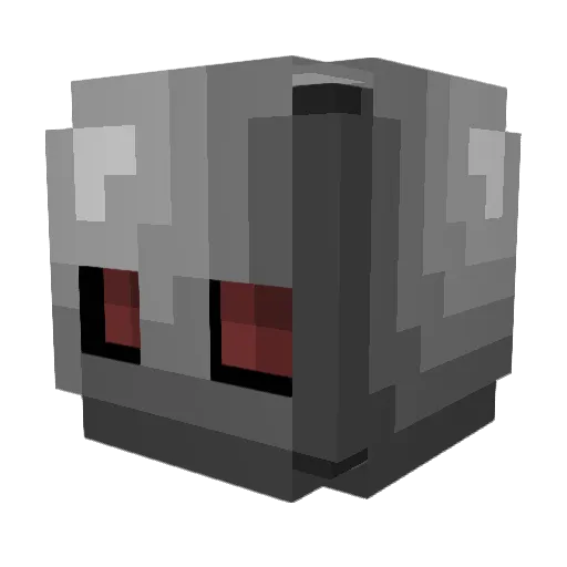 denisterminator Minecraft avatar head, 3D render