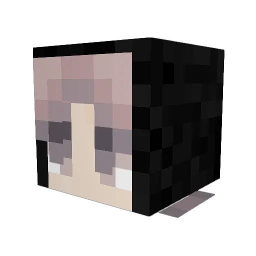 denisu20 Minecraft avatar head, 3D render