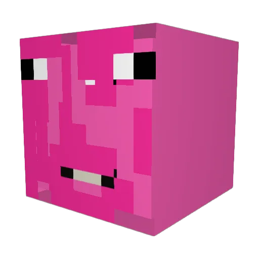 denize66 Minecraft avatar head, 3D render