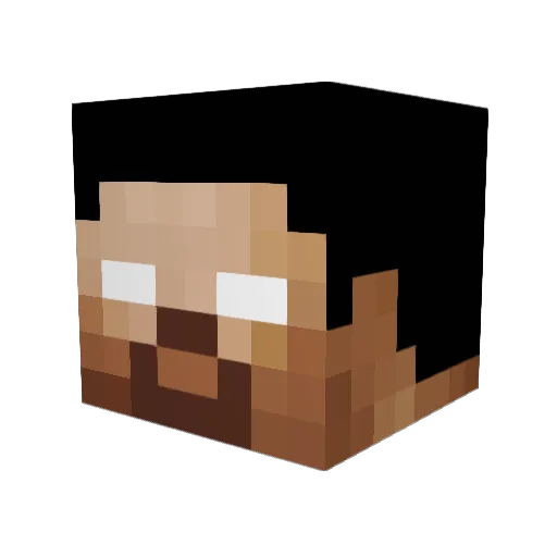 denman0987 Minecraft avatar head, 3D render