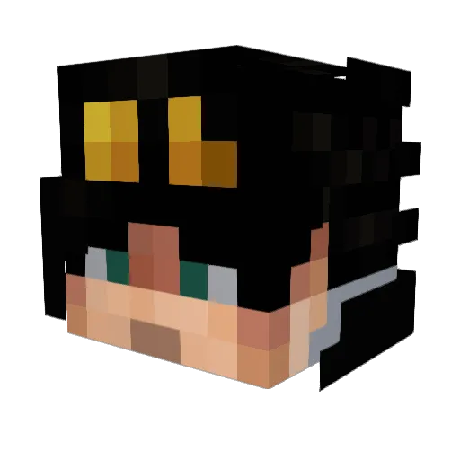 dennisball101 Minecraft avatar head, 3D render