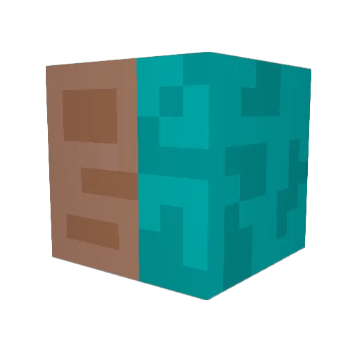 dennisbov Minecraft avatar head, 3D render