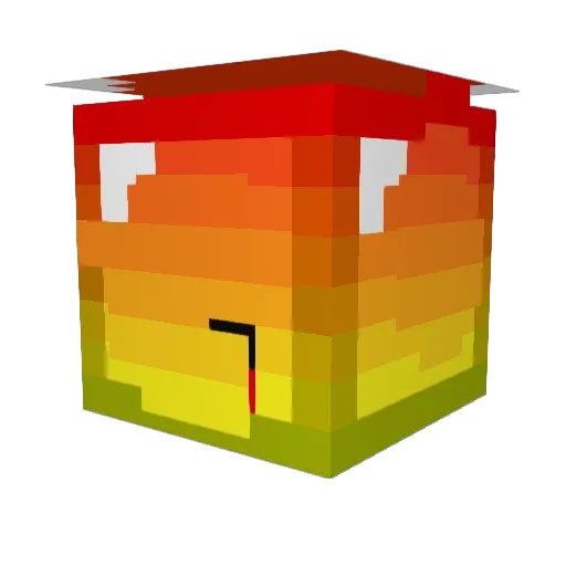 dennislukk Minecraft avatar head, 3D render