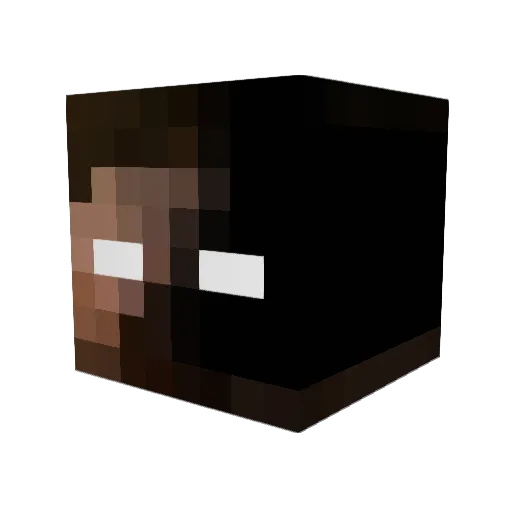 denny1980 Minecraft avatar head, 3D render