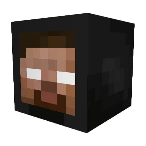 dennybine Minecraft avatar head, 3D render