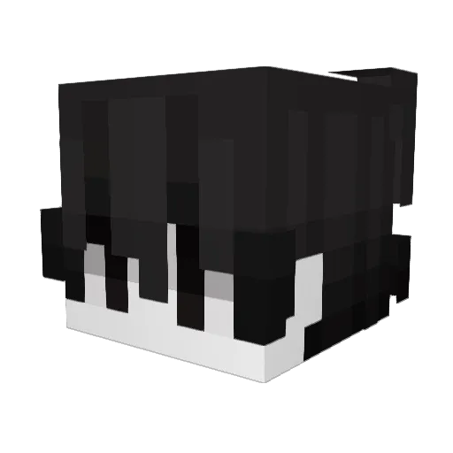 dennzay Minecraft avatar head, 3D render