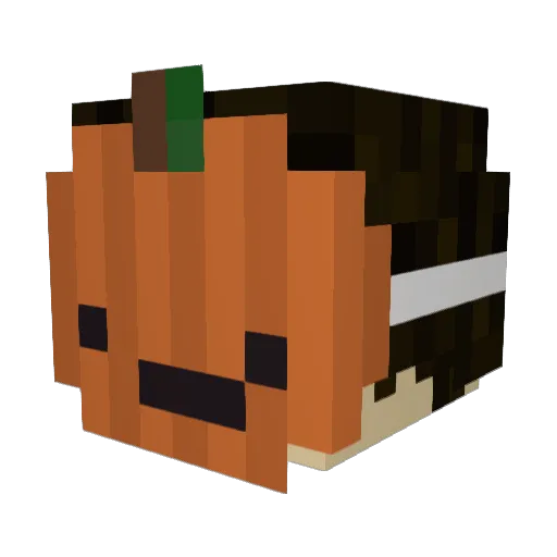 denolks Minecraft avatar head, 3D render