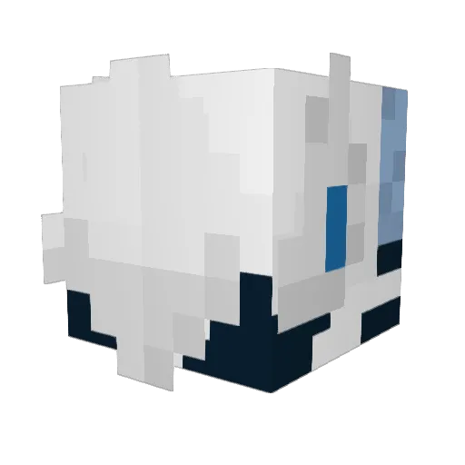 densuke3 Minecraft avatar head, 3D render