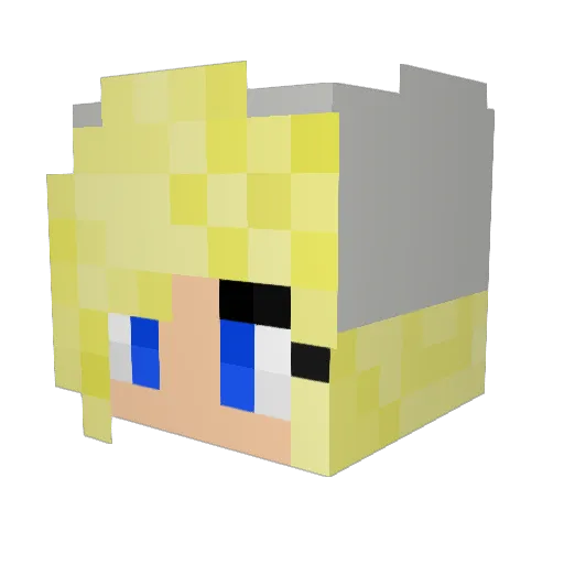 denverowen3467 Minecraft avatar head, 3D render