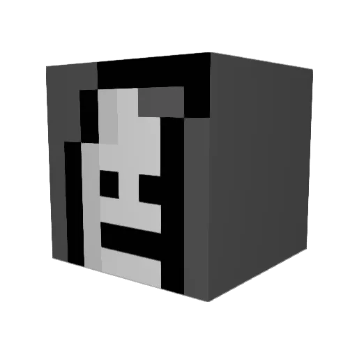 denxy07 Minecraft avatar head, 3D render