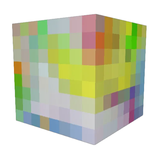 deo6i Minecraft avatar head, 3D render