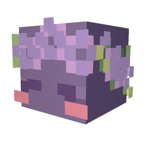 deogsigigi Minecraft avatar head, 3D render