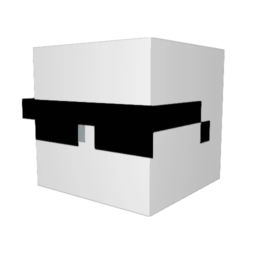 deoreo07 Minecraft avatar head, 3D render