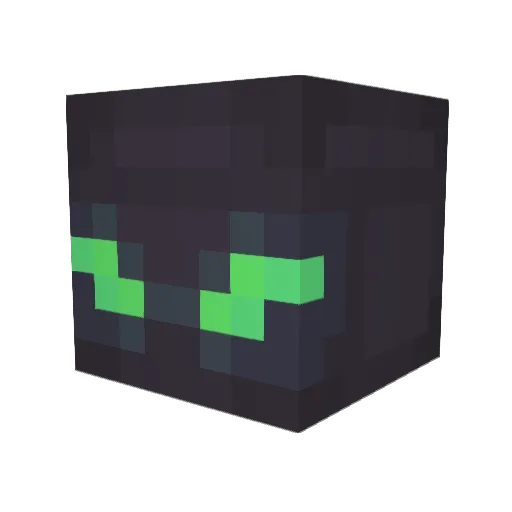 deorna Minecraft avatar head, 3D render