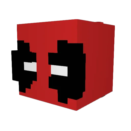deos303 Minecraft avatar head, 3D render