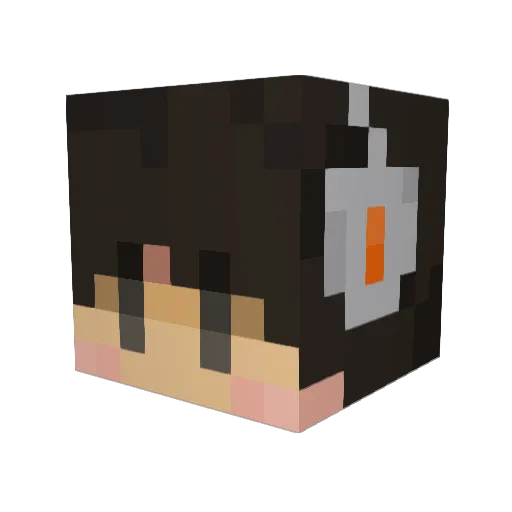 deouy19 Minecraft avatar head, 3D render