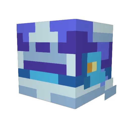 dep777 Minecraft avatar head, 3D render