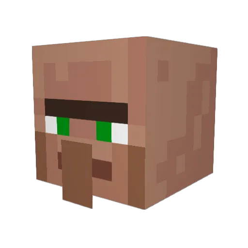 depexxt Minecraft avatar head, 3D render