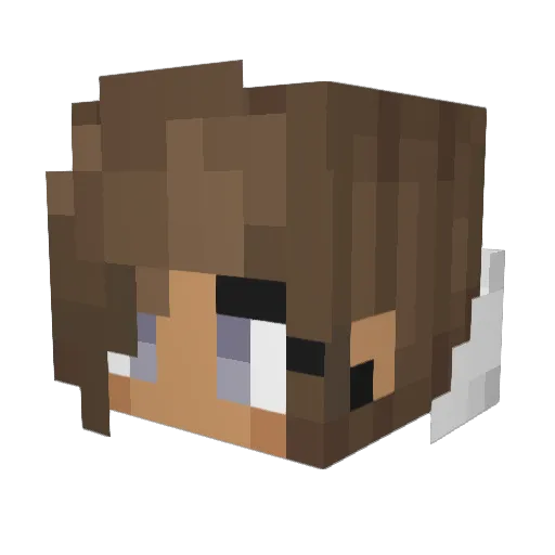 depiro98 Minecraft avatar head, 3D render