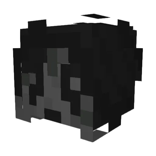 depressedlamp Minecraft avatar head, 3D render
