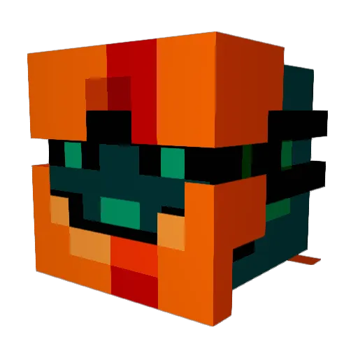 depressingbox Minecraft avatar head, 3D render