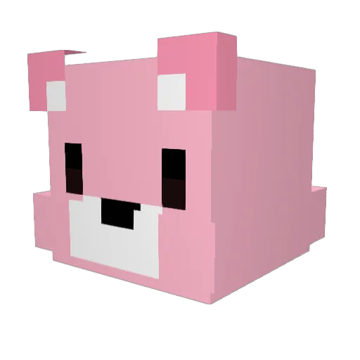 deptherin Minecraft avatar head, 3D render