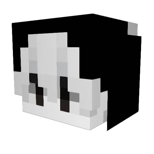 deqthvibes Minecraft avatar head, 3D render