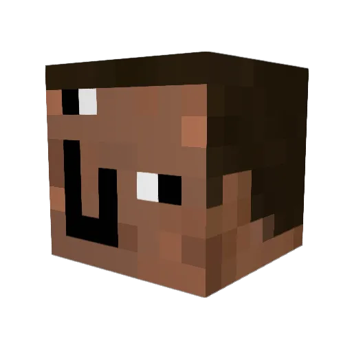 derBongotrommler Minecraft avatar head, 3D render