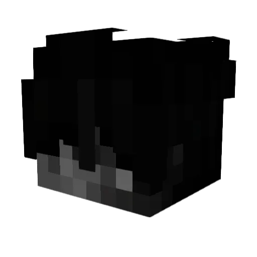 derDudn Minecraft avatar head, 3D render