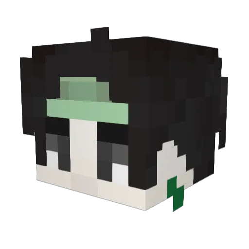 derFreiheit Minecraft avatar head, 3D render
