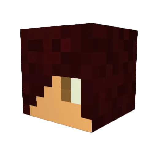 derLeopard Minecraft avatar head, 3D render