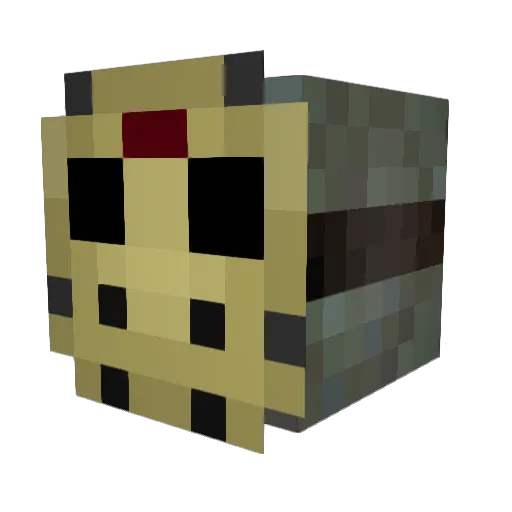 derRaddi Minecraft avatar head, 3D render