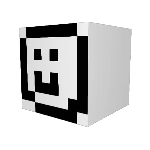 derWolf779 Minecraft avatar head, 3D render