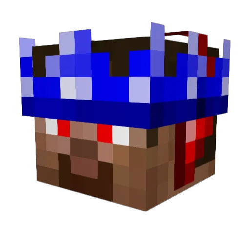 der_Marokkaner Minecraft avatar head, 3D render