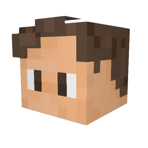 der__Leo Minecraft avatar head, 3D render