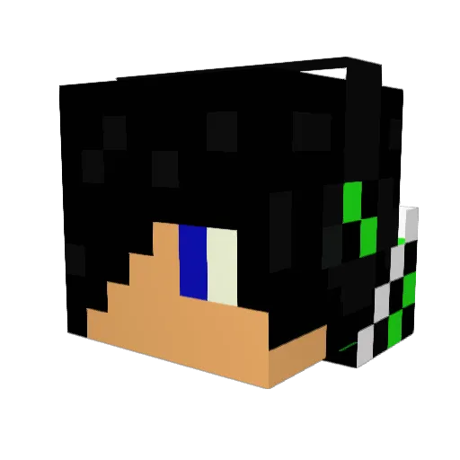 der_stobi Minecraft avatar head, 3D render