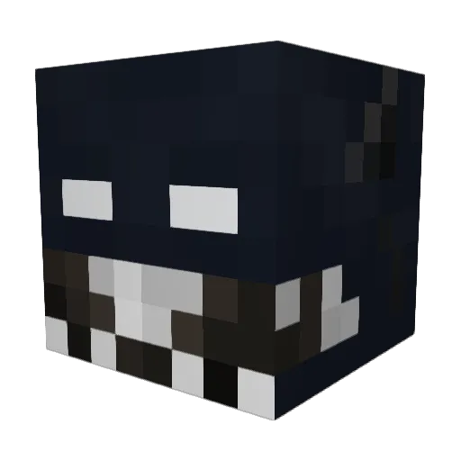 derangedimmortal Minecraft avatar head, 3D render